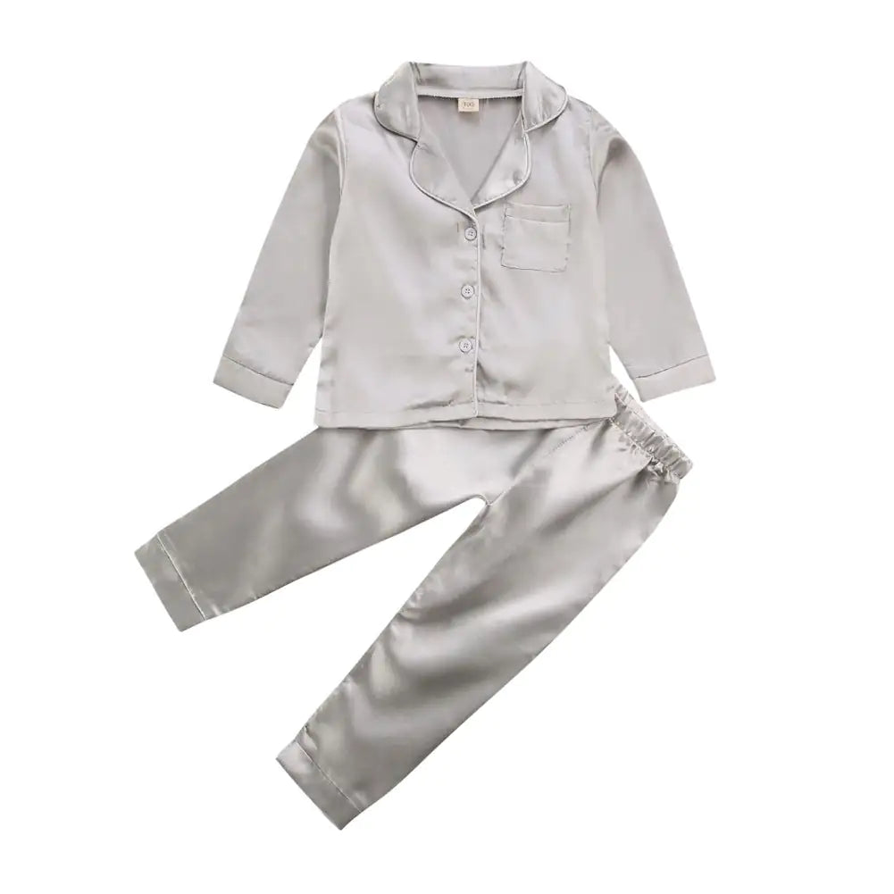 Silk Satin Pajamas Set