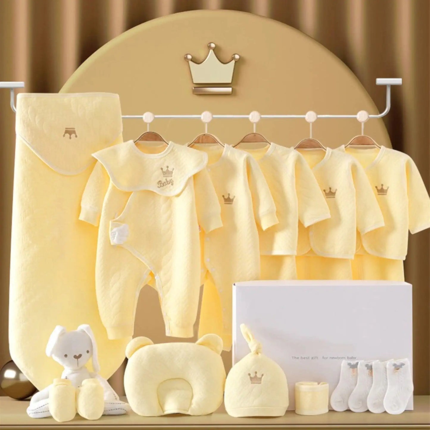 Newborn Organic Cotton Luxe Set