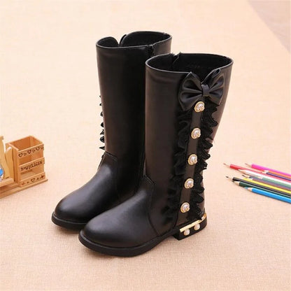 Girls Bow Boots