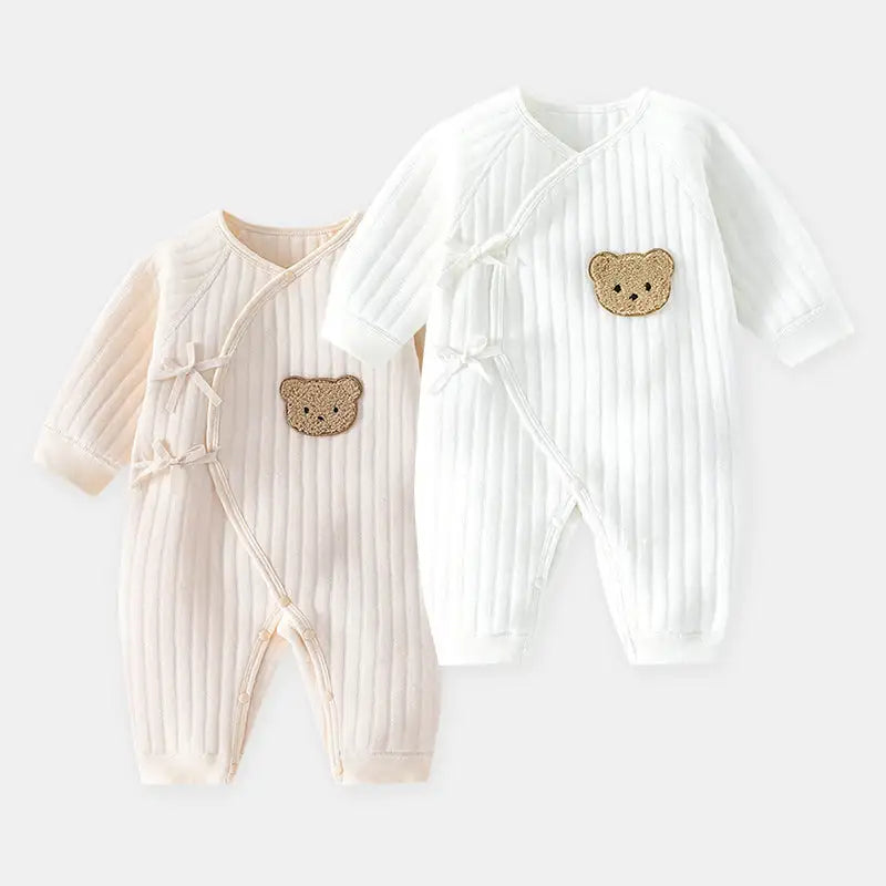 Bear Jumpsuits Cotton Romper