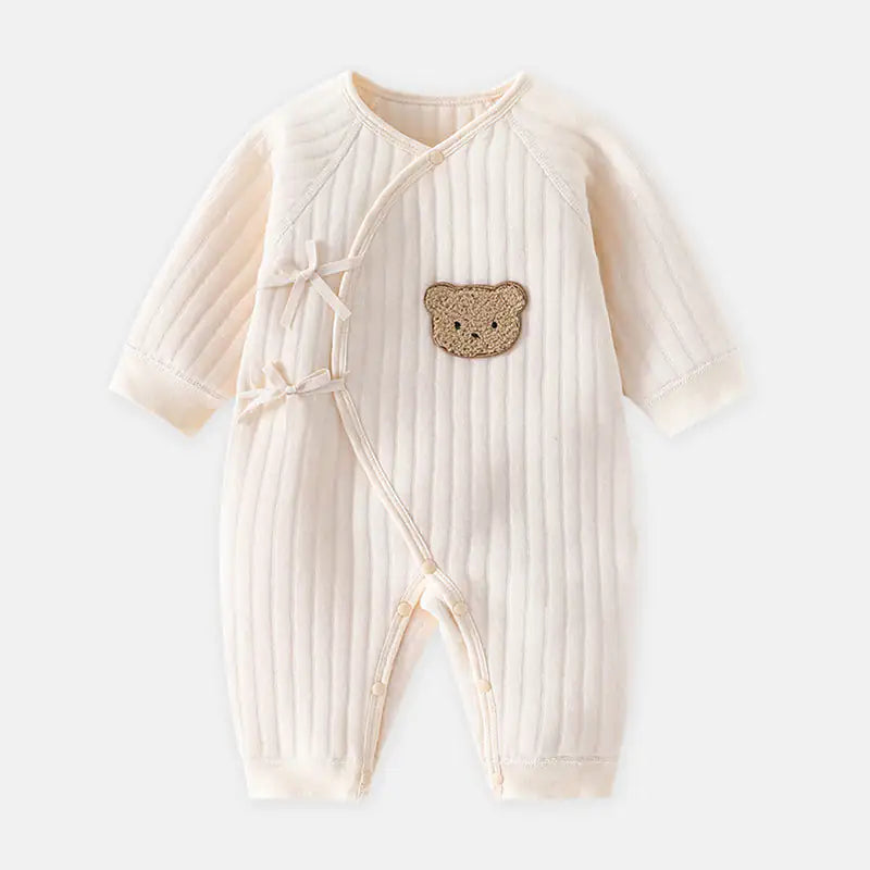 Bear Jumpsuits Cotton Romper