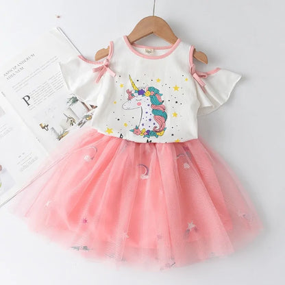 Girl Shirt and Skirt Set - Ages 3-7