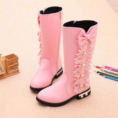 Girls Bow Boots